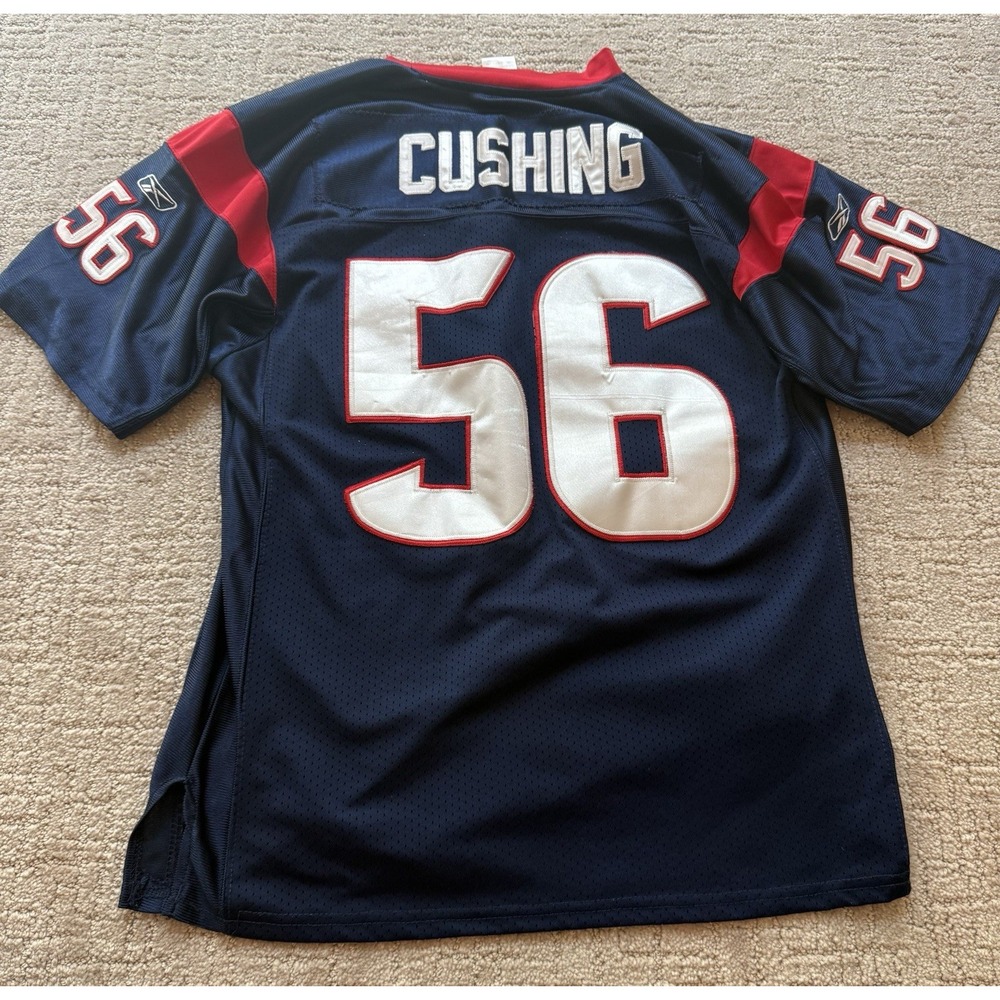 Houston Texans Jersey NFL Brian Cushing Reebok Football Blue Size XL